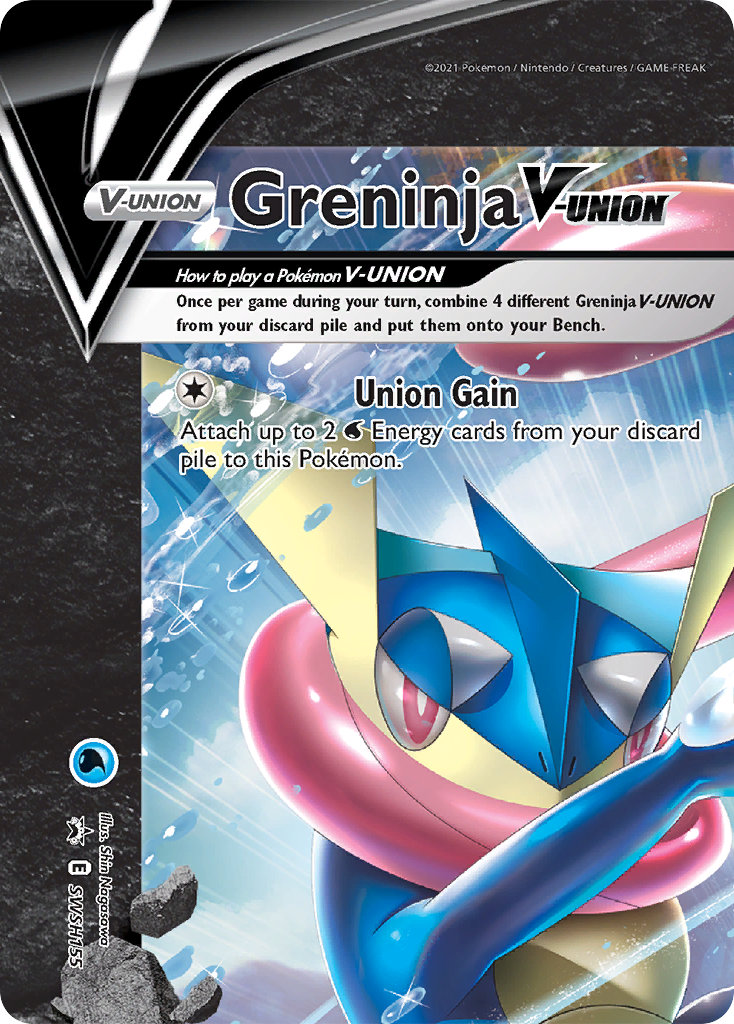 Greninja V-Union (SWSH155) [Sword & Shield: Black Star Promos] | Good Games Morley
