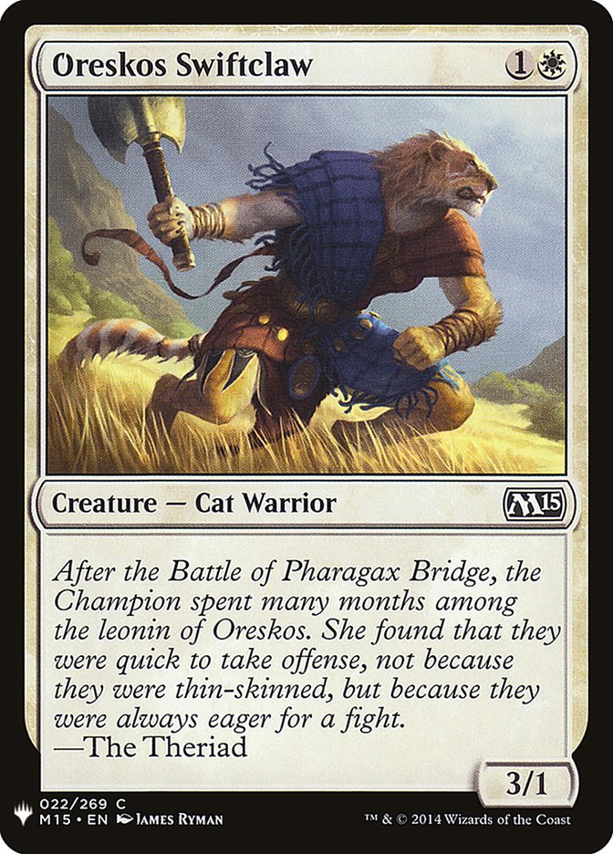 Oreskos Swiftclaw [Mystery Booster] | Good Games Morley