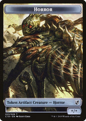 Angel of Sanctions // Horror Double-Sided Token [Commander 2019 Tokens] | Good Games Morley