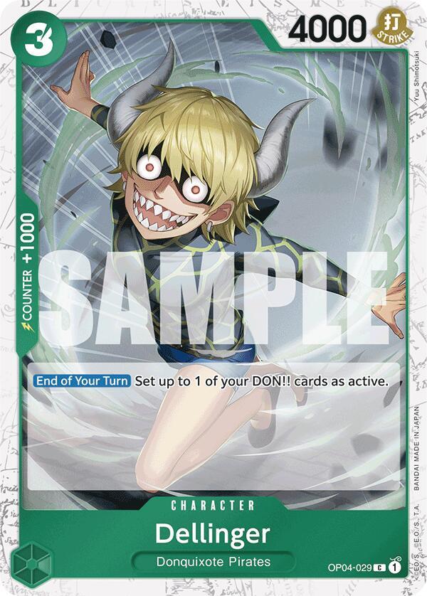 Dellinger OP04-029 (Premium Booster -The Best-)  - Jolly Roger Foil | Good Games Morley
