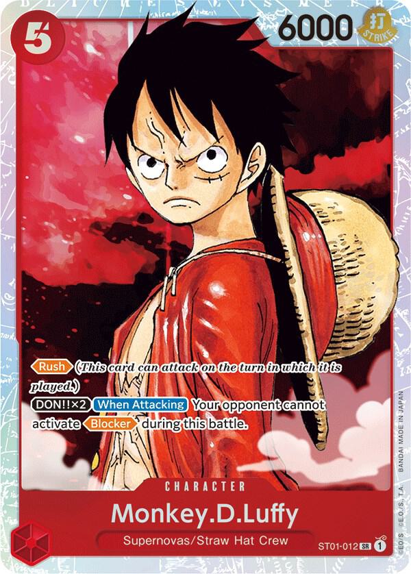 Monkey.D.Luffy ST01-012 (Starter Deck 1: Straw Hat Crew)  - Foil | Good Games Morley