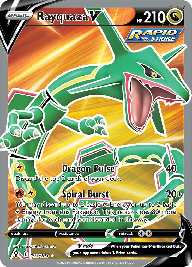 Rayquaza V (193/203) [Sword & Shield: Evolving Skies] | Good Games Morley