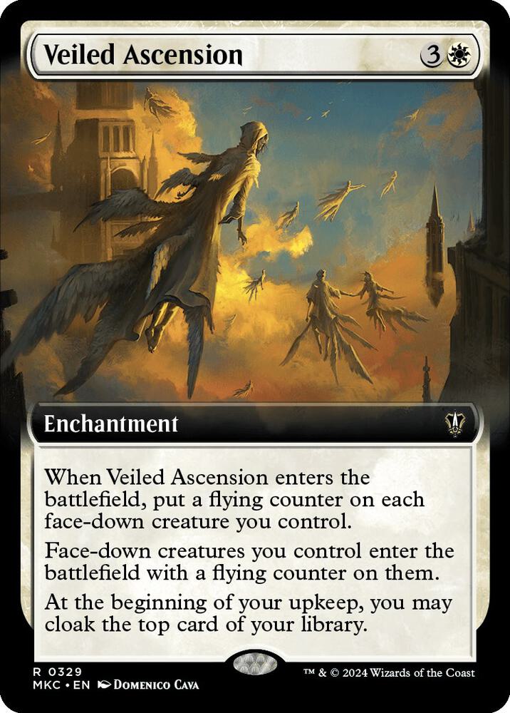 Veiled Ascension 329/311 (Commander: Murders at Karlov Manor)  - Extended Art | Good Games Morley