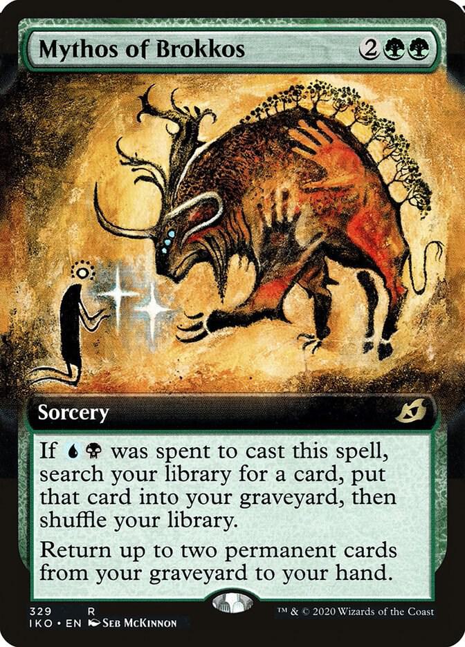 Mythos of Brokkos 329/274 (Ikoria: Lair of Behemoths)  - Extended Art Foil | Good Games Morley