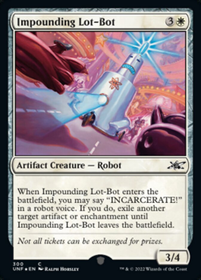 Impounding Lot-Bot (Galaxy Foil) [Unfinity] | Good Games Morley