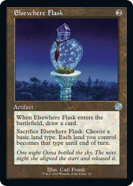 Elsewhere Flask 15/63 (The Brothers' War: Retro Frame Artifacts)  | Good Games Morley