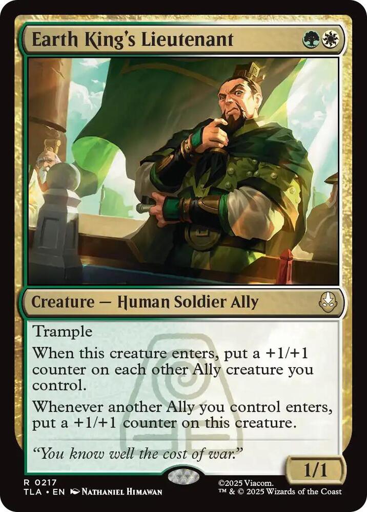 Earth King's Lieutenant 217/286 (Avatar: The Last Airbender)  | Good Games Morley