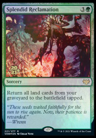 Splendid Reclamation [Innistrad: Crimson Vow Prerelease Promos] | Good Games Morley