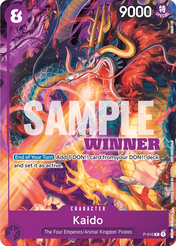 Kaido (P-010) (Winner Pack Vol. 1) [One Piece Promotion Cards] | Good Games Morley