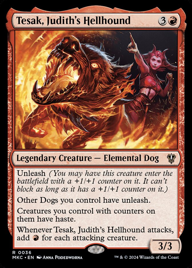 Tesak, Judith's Hellhound 36/311 (Commander: Murders at Karlov Manor)  | Good Games Morley
