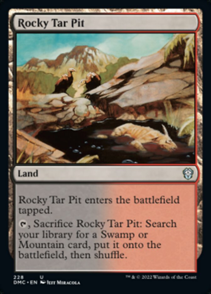 Rocky Tar Pit [Dominaria United Commander] | Good Games Morley