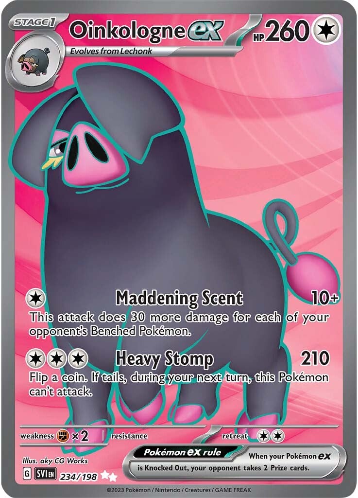 Oinkologne ex (234/198) [Scarlet & Violet: Base Set] | Good Games Morley