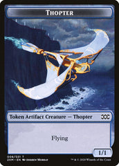 Golem // Thopter (008) Double-Sided Token [Double Masters Tokens] | Good Games Morley