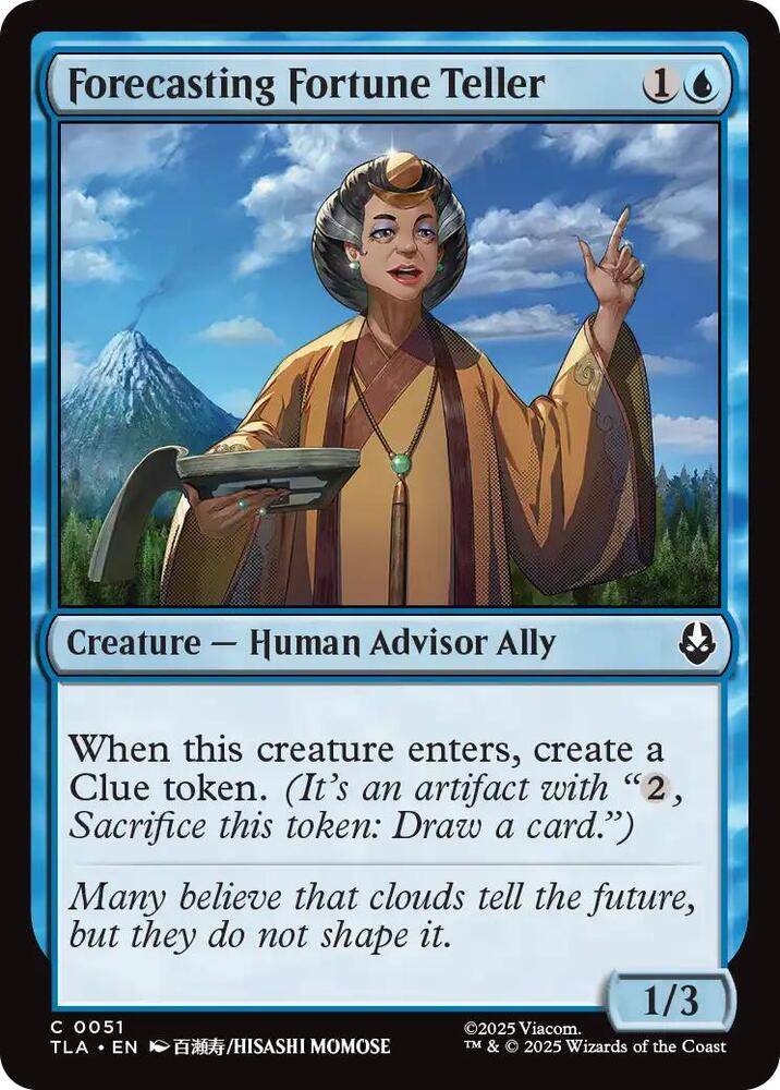 Forecasting Fortune Teller 51/286 (Avatar: The Last Airbender)  | Good Games Morley