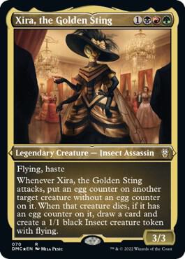 Xira the Golden Sting Foil Etched 70 (Commander: Dominaria United)  - Foil | Good Games Morley