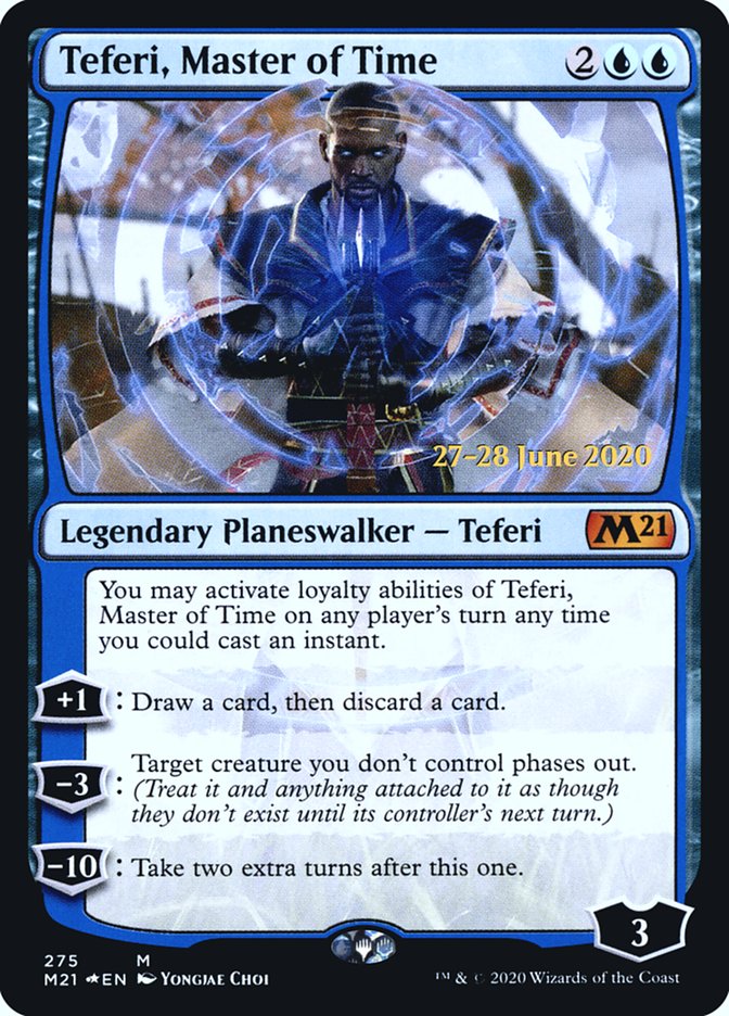 Teferi, Master of Time [Core Set 2021 Prerelease Promos] | Good Games Morley