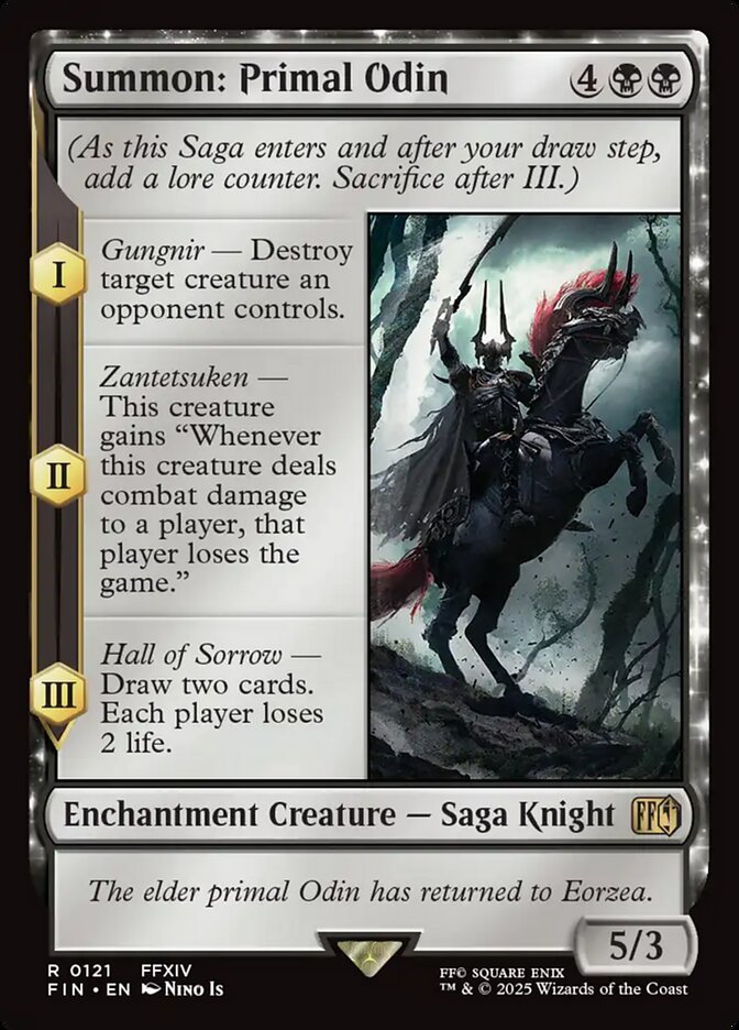 Summon: Primal Odin 121 (FINAL FANTASY)  - Foil | Good Games Morley