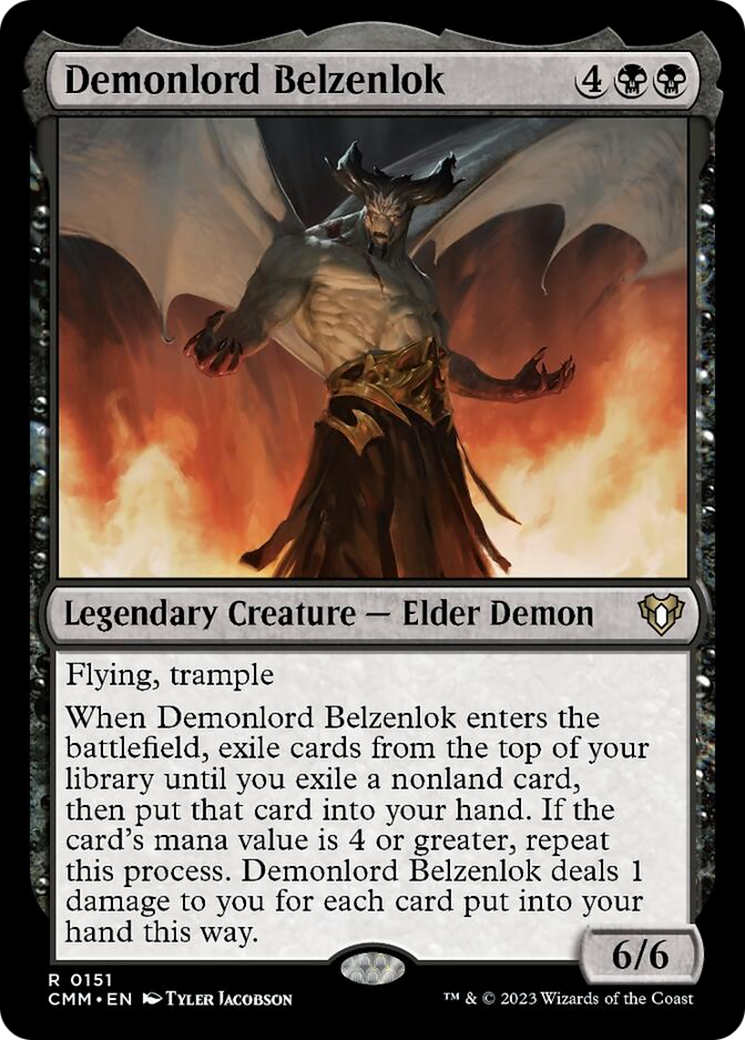 Demonlord Belzenlok [Commander Masters] | Good Games Morley