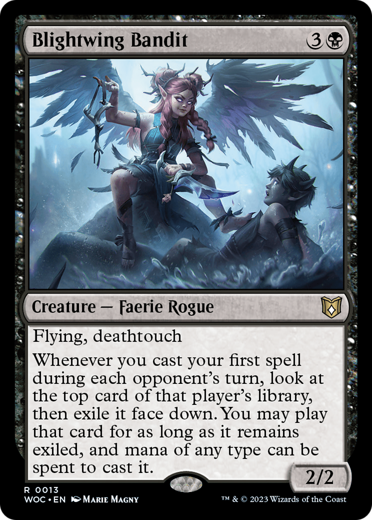 Blightwing Bandit [Wilds of Eldraine Commander] | Good Games Morley