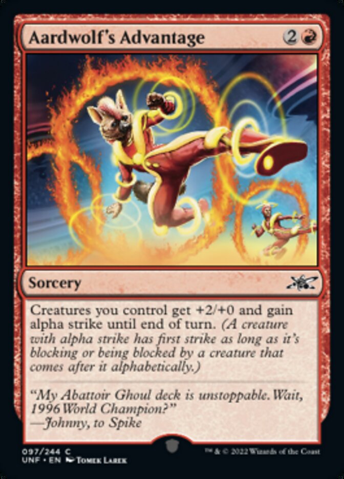 Aardwolf's Advantage [Unfinity] | Good Games Morley