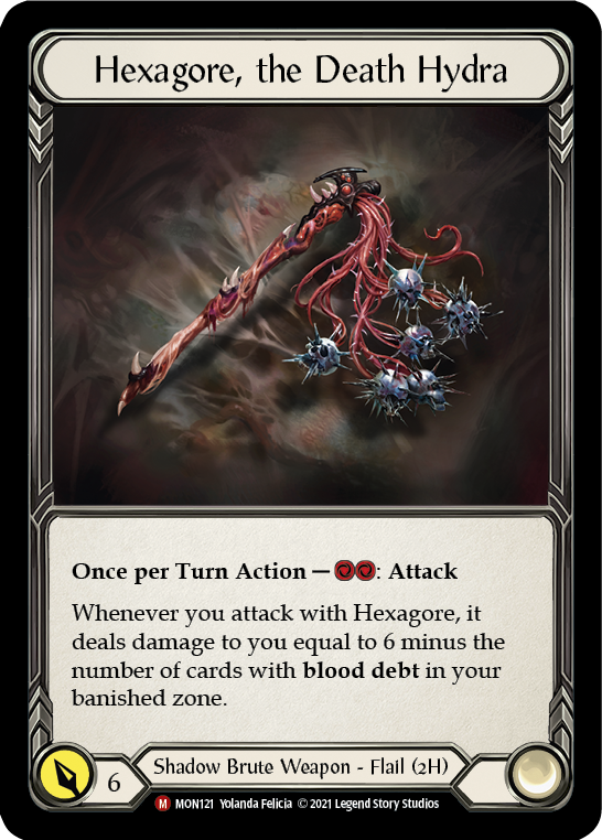 Hexagore, the Death Hydra [MON121-CF] (Monarch)  1st Edition Cold Foil | Good Games Morley