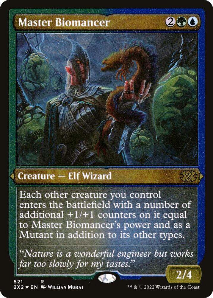 Master Biomancer Foil Etched 521 (Double Masters 2022)  - Foil | Good Games Morley