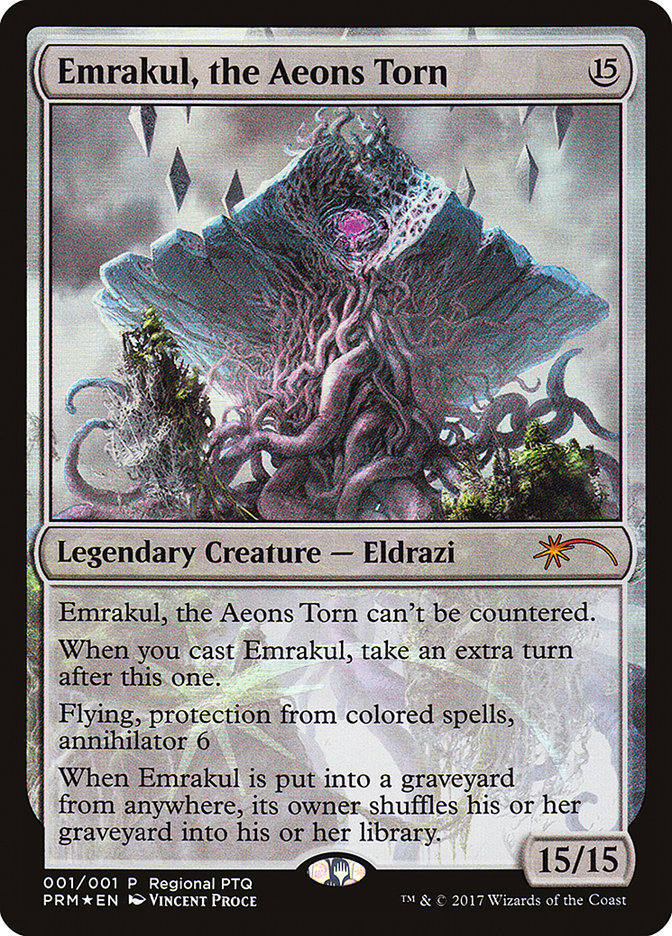 Emrakul, the Aeons Torn (Regional PTQ) [Pro Tour Promos] | Good Games Morley