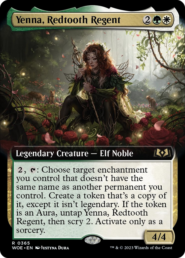 Yenna, Redtooth Regent (Extended Art) [Wilds of Eldraine] | Good Games Morley