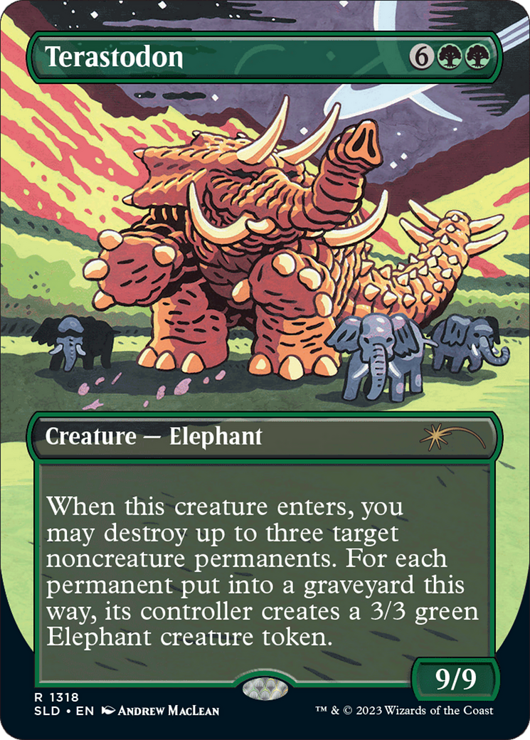 Terastodon (Rainbow Foil) [Secret Lair Drop Series] | Good Games Morley