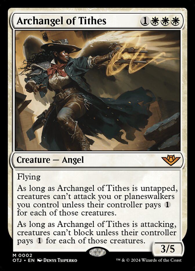 Archangel of Tithes 2/286 (Outlaws of Thunder Junction)  | Good Games Morley