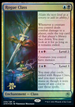 Rogue Class [Dungeons & Dragons: Adventures in the Forgotten Realms Prerelease Promos] | Good Games Morley