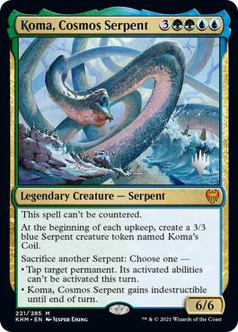 Koma, Cosmos Serpent (Promo Pack) [Kaldheim Promos] | Good Games Morley