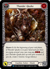 Thunder Quake (Red) [EVR024] (Everfest)  1st Edition Rainbow Foil | Good Games Morley