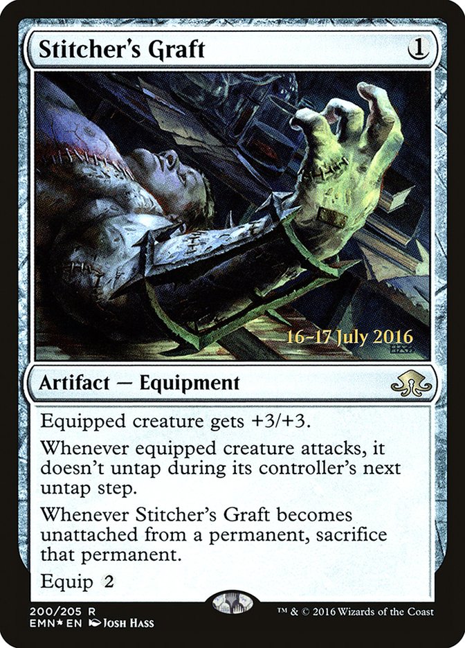 Stitcher's Graft [Eldritch Moon Prerelease Promos] | Good Games Morley