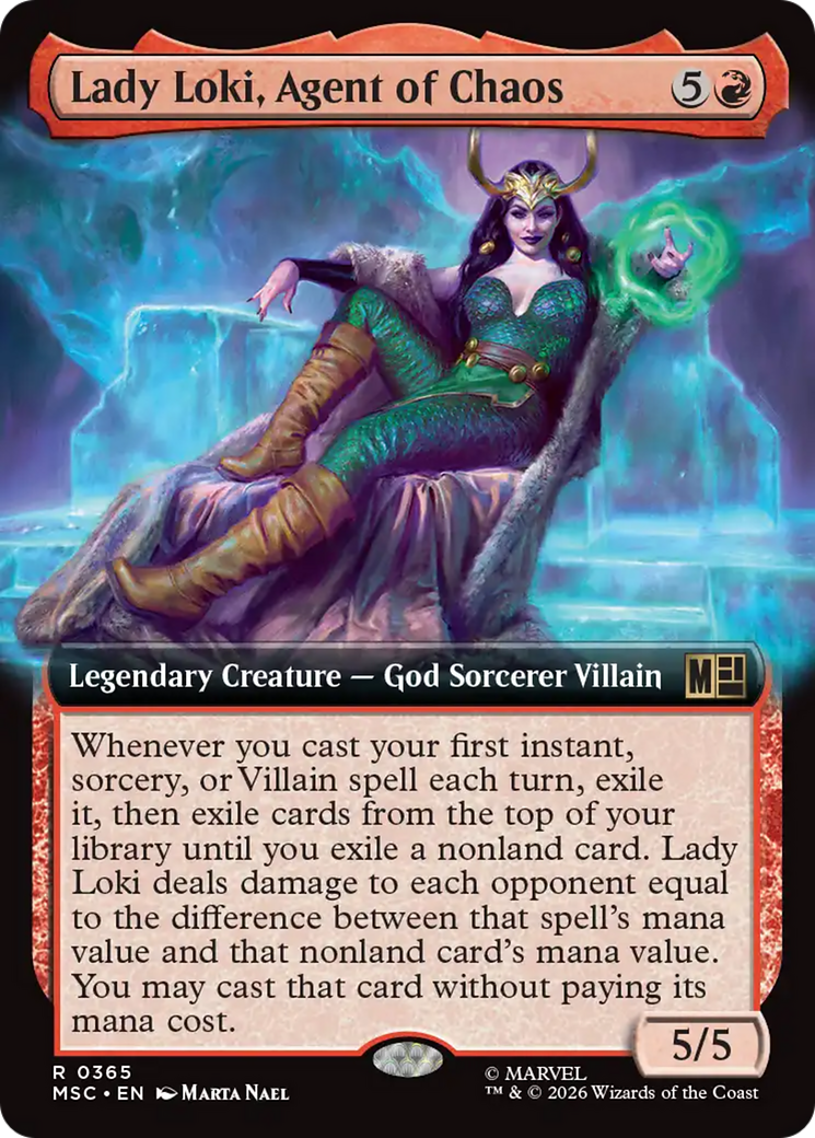 Lady Loki, Agent of Chaos (Extended Art) [Marvel Super Heroes Commander] | Good Games Morley