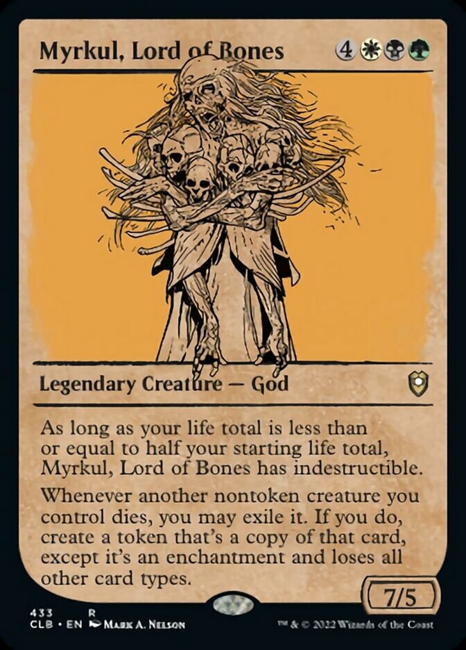 Myrkul, Lord of Bones (Showcase) [Commander Legends: Battle for Baldur's Gate] | Good Games Morley