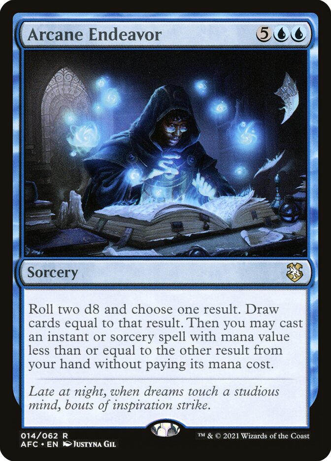 Arcane Endeavor 14/62 (Commander: Adventures in the Forgotten Realms)  | Good Games Morley