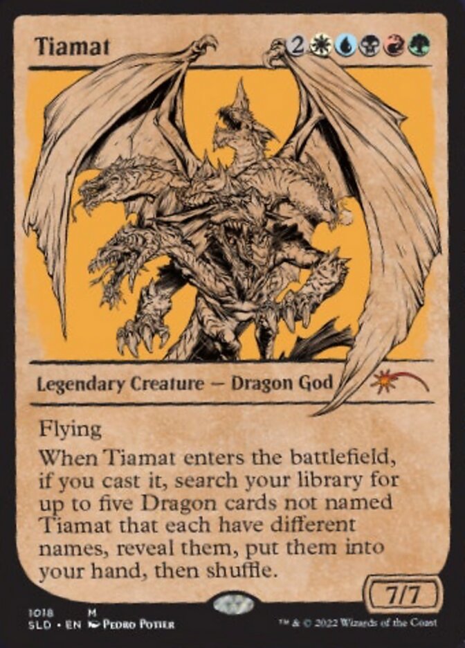 Tiamat (Showcase) [Secret Lair Drop Series] | Good Games Morley