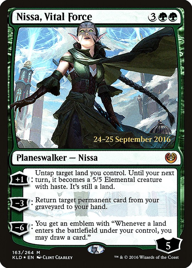 Nissa, Vital Force [Kaladesh Prerelease Promos] | Good Games Morley