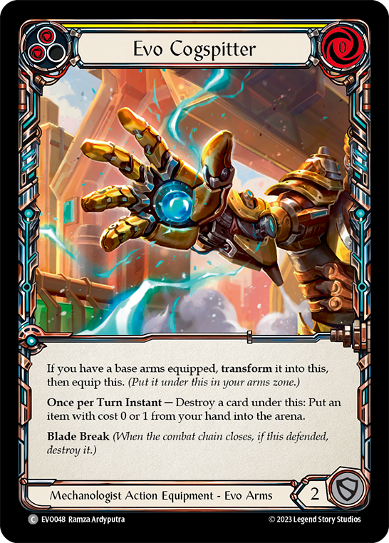 Evo Cogspitter [EVO048] (Bright Lights)  Cold Foil | Good Games Morley