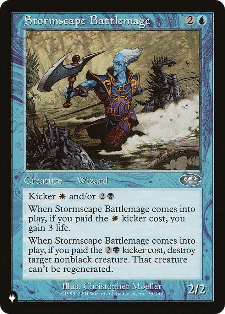 Stormscape Battlemage PLS-35/5075 (The List Reprints)  | Good Games Morley