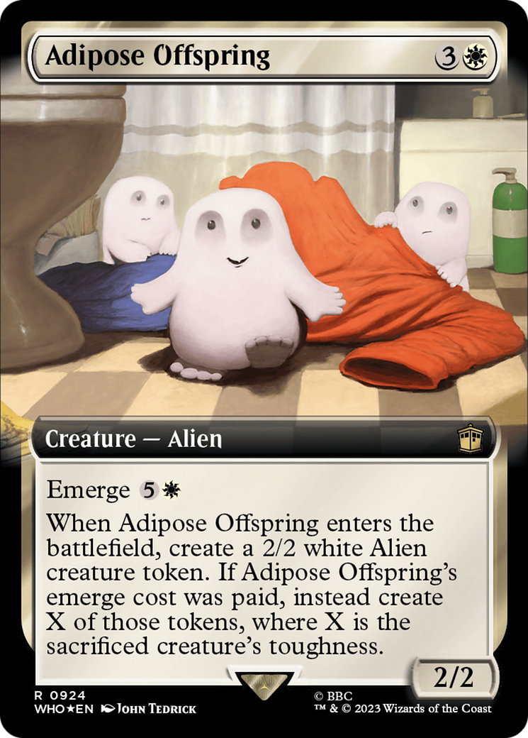 Adipose Offspring (Extended Art) (Surge Foil) [Doctor Who] | Good Games Morley