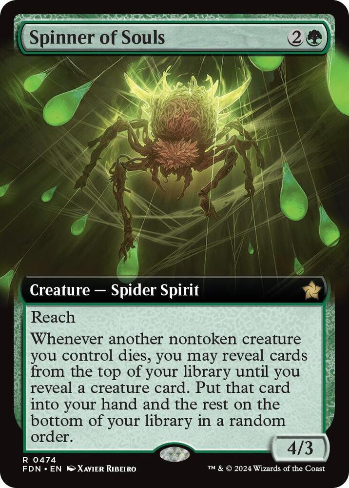 Spinner of Souls 474 (Foundations)  - Extended Art Foil | Good Games Morley