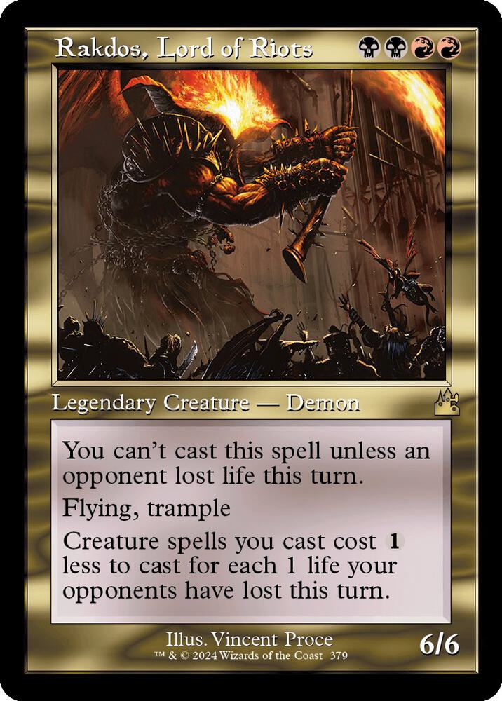 Rakdos, Lord of Riots 379/291 (Ravnica Remastered)  - Retro | Good Games Morley
