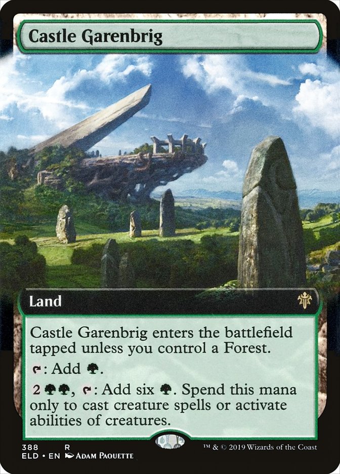 Castle Garenbrig (Extended Art) [Throne of Eldraine] | Good Games Morley