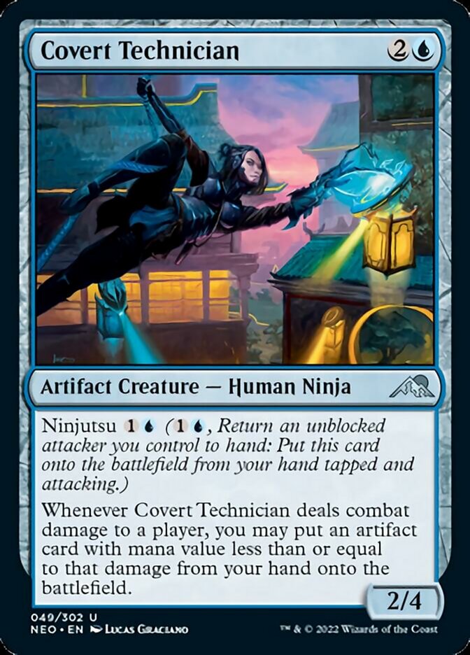 Covert Technician [Kamigawa: Neon Dynasty] | Good Games Morley
