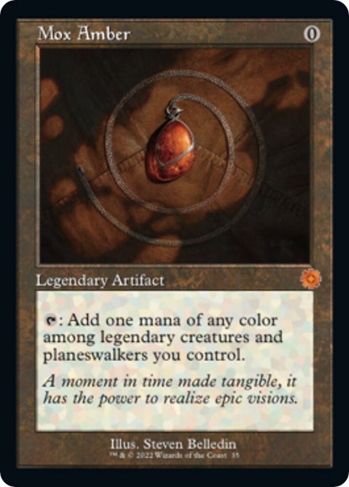 Mox Amber 35 (The Brothers' War: Retro Frame Artifacts)  | Good Games Morley