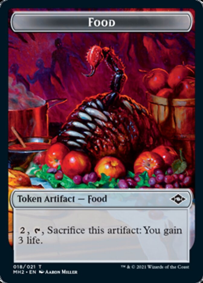 Beast // Food (18) Double-Sided Token [Modern Horizons 2 Tokens] | Good Games Morley
