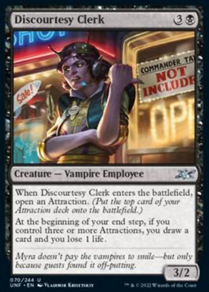 Discourtesy Clerk [Unfinity] | Good Games Morley