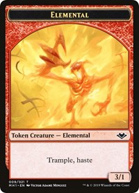 Elemental (009) // Spirit Double-Sided Token [Modern Horizons Tokens] | Good Games Morley